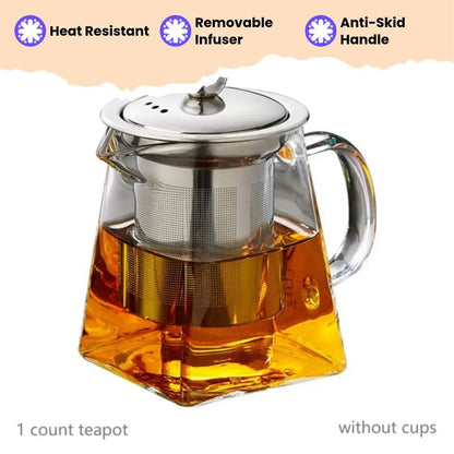 Glass Teapot Set